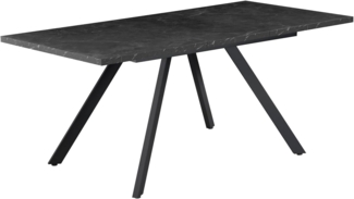 B&D home Esstisch Esstisch LIA, 4- Fuß Gestell, ausziehbar, 120-160cm, 4-6 Personen