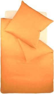 Fleuresse Mako-Satin-Bettwäsche colours Farbe gold 2046 200/220