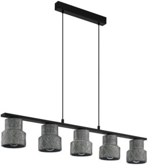 Eglo 39855 Hängeleuchte HILCOTT verzinkt L:116 B:14,5 H:110cm dimmbar