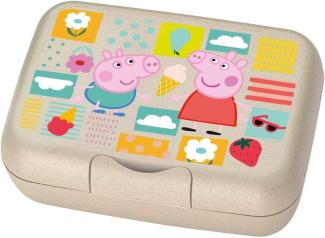 Koziol CANDY Lunchbox mit Trennschale L Peppa Pig organic sand - A