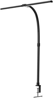 LUXULA LED Schreibtischlampe 80cm dimmbare Doppelkopf Klemmleuchte, LED, warmweiß, neutralweiß, kaltweiß