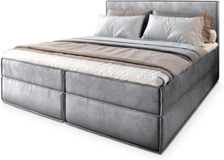 Masseno Boxbett PELLIO 160x200 cm mit Bonell Matratze und Topper