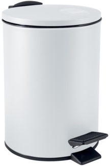 Treteimer Adelar - Weiß matt 3 Liter