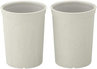 Herobility Eco Trinkbecher 250ml mist grey (2er Pack)