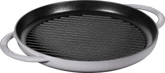 Staub Pure Grill, 30 cm | rund | Gusseisen | Graphit-Grau (40511-782-0)