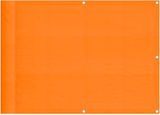 vidaXL Balkon-Sichtschutz Orange 75x800 cm 100 % Polyester-Oxford 42002139
