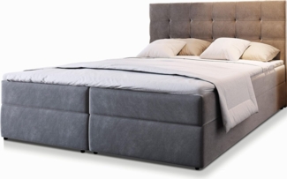 Masseno Boxbett GLOS 180x200 cm mit Bonell Matratze und Topper