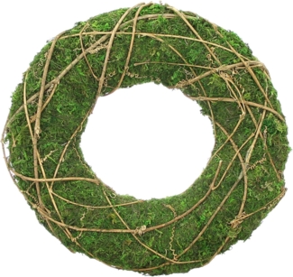 Kranz Moos Türkranz Wandkranz Tisch Fenster Wanddeko Dekoration Wohndekoration