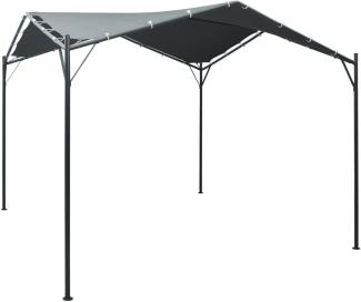 vidaXL Pavilion Partyzelt Überdachung 3x3 m Stahl Anthrazit 47962