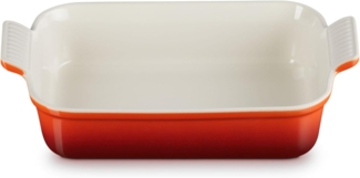 Le Creuset Auflaufform Tradition 32 cm Kirschrot - Rot