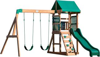 Spielturm Buckley Hill mit Schaukel und Rutsche, Holz
