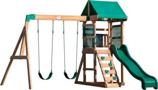 Spielturm Buckley Hill mit Schaukel und Rutsche, Holz