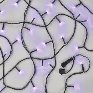EMOS Connect System 10m Lichterkette Standard, Weihnachtslichterkette mit 100 LEDs, Erweiterungskomponent C (ohne Verbindungskabel und Adapter), IP44 für Innen und Außen, violett