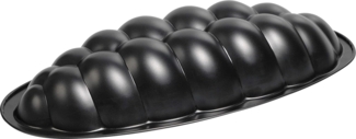 Original Kaiser Hefezopf Backform 38 cm, antihaftbeschichtet, Backform für Ostern, praktischer Griffrand, leichtes Verzieren