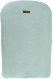 DOMIVA - Wickelauflage, 50x75 cm, Celadon aus Baumwoll-Gaze