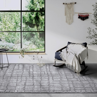 ELLE DECORATION Designteppich Artistique, rechteckig, Höhe: 18 mm, Hochflor, Shaggy, Läufer, weich, Langflor, modern, Hoch Tief Effekt