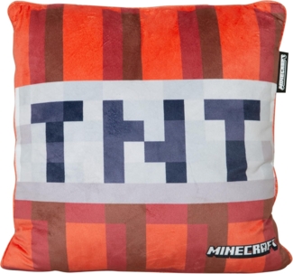 MINECRAFT - dekorative, kuschelweiche Dekokissen, Lesekissen, Zierkissen, buntes Design in verschiedenen Charaktere