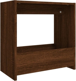 vidaXL Beistelltisch Braun Eichen-Optik 50x26x50 cm Holzwerkstoff 826631