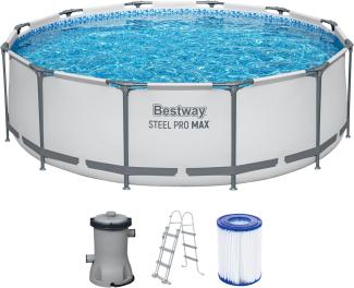 Bestway 'Stahlrahmenpool Pro Set 366x100 cm' mit Filterpumpe