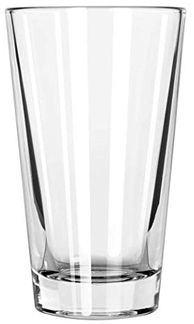 Libbey Pint Glass with DuraTuff Rim (1639HT), 16oz - Set of 4 by Libbey
