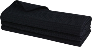 Engelland Geschirrtuch Poliertuch, (Vorteils-Set, 3-tlg, Waffel-Pique), 100 % Baumwolle, integrierte Aufhängeschlaufe, 70x50 cm