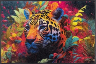 wash+dry by Kleen-Tex Fußmatte Leopy McLeopard, rechteckig, Höhe: 7 mm