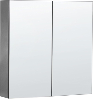 Bad Spiegelschrank NAVARRA 60 cm 60 cm Schwarz