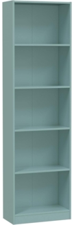 habeig Kinderregal Bücherregal Standregal Regal Aktenschrank 180x52cm, Made in Spain