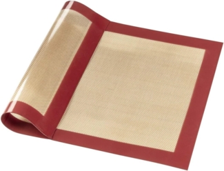 Xavax Backmatte Backmatte aus Silikon, eckig, 40 x 30 cm, Rot-Brau, Silikon (1-tlg)