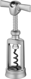 WMF Korkenzieher GESCHENKIDEE, H 14 cm, Edelstahl, Metallguss, mit Drehgriff & Klappmechanismus