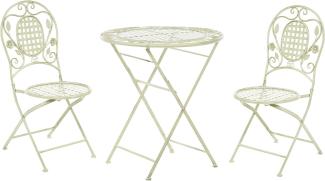 Bistro Set BIVIO Metall Hellgrün