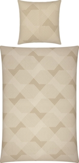 LOOKS by Wolfgang Joop Bettwäsche Bettwäsche, Biber, 2 teilig, Streifen