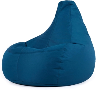 Bean Bag Bazaar Gaming Sitzsack „Recliner“, Gamer Sitzsack für Erwachsene und Kinder, Indoor Outdoor Sitzsack Sessel Gaming mit Füllung (Sitzsack, Blaugrün)