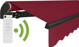 empasa Gelenkarmmarkise "START PLUS" elektrische Markise mit Fernbedienung & Handkurbel