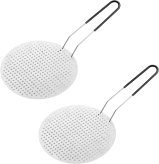 WENKO Frittiereinsatz Frittier-Einsatz Frittiersieb Bratpfanne Siebeinsatz, (2-tlg), Edelstahl für Pfanne ø 24 cm