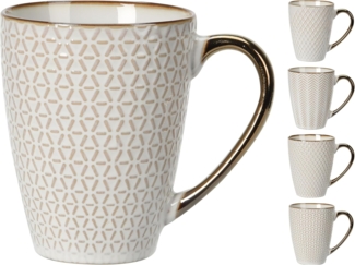 Annastore Latte-Macchiato-Tasse 4-tlg. Set Kaffeetassen - Cappuccino Tasse - Latte-Macchiato Tasse