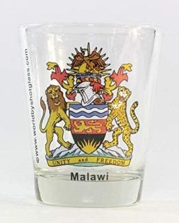Malawi Blason Verre à Shot