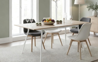 B&D home Esstisch LIO, ausziehbar, 120-160cm
