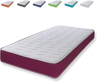 eXtreme comfort ltd Essentials Purple Cooltouch Wave & Colours Hybrid-Matratze aus Memory-Schaum und Pinna-Coil-Federkernmatratze, 18 cm tief, violett, 5ft King Size 150x200 cm