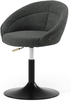 Hocker Goldamo Anthrazit 45 x 79 cm drehbar 360 Grad Vicco