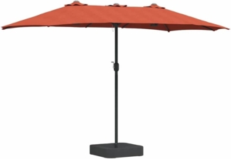 vidaXL Gartenparasol Terrakotta 385 x 209 x 244 cm Stoff 42003280