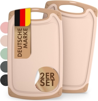 Blumtal Frühstücksbrett Blumtal Frühstücksbrettchen Kunststoff 25x15 im Set spülmaschinenfest, (2-St)