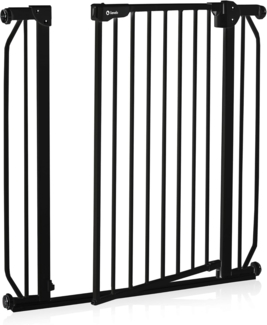 LIONELO Truus Slim Sicherheitstor, Verstellbare Breite von 75 bis 105 cm mit Press-Fit, Höhe 77 cm Öffnung in beide Richtungen Selbstverriegelung, abgerundete Kanten
