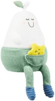 Badabulle Silikon-Nachtlicht Bertille - Lange Leuchtdauer (max. 10 Stunden) - 3 Lichtmodi - 6 Farben - Weich & anschmiegsam - Wiederaufladbarer Akku