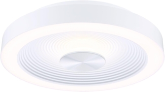 Paulmann 71177 LED Deckenleuchte Volea 3000K dimmbar Weiß Silber IP44