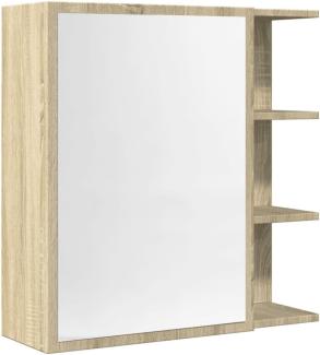 Bad-Spiegelschrank Sonoma-Eiche 62,5x20,5x64 cm Holzwerkstoff 856171