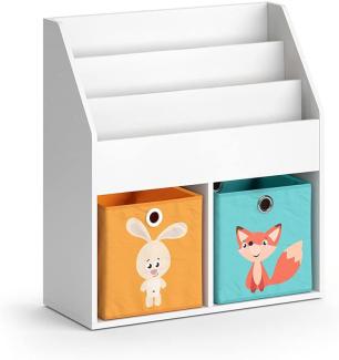 Vicco Kinderregal Bücherregal Aufbewahrungsregal Luigi Spielzeugablage Faltbox