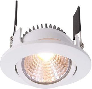 Deko Light COB 68 350mA 2700K rund flach Einbaustrahler LED weiß 490lm 2700K >90 Ra 45° Modern