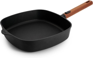 WOLL Bratpfanne Eco Logic QXR Guss-Pfanne viereckig, Aluminiumguss (1-tlg), PFAS-freie Diamond-QXR - Beschichtung