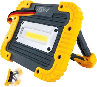 Schwaiger LED Arbeitsleuchte Schwaiger Multifunktionsstrahler akkubetrieben, Inkl. Leuchtmittel, Nicht dimmbar ohne Bewegungsmelder